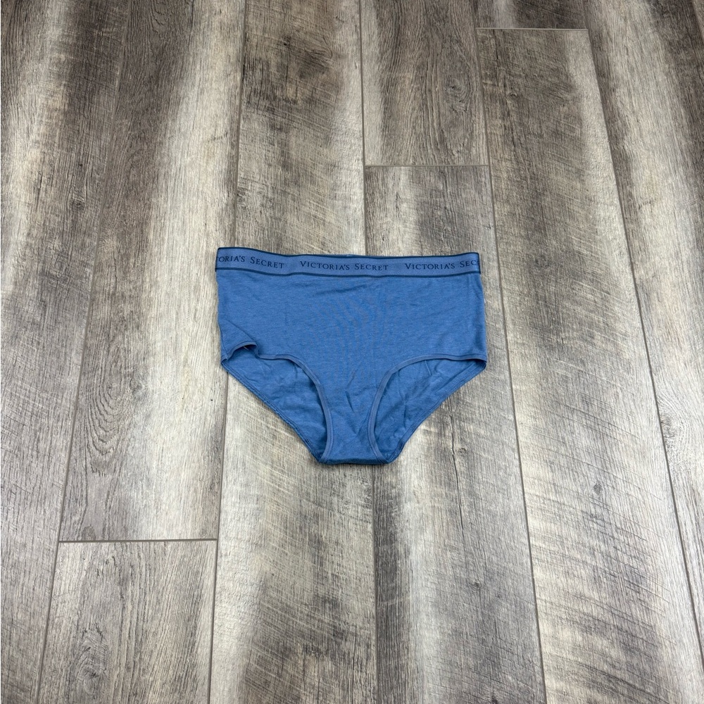 VS Blue High Waisted Brief‎ Underwear